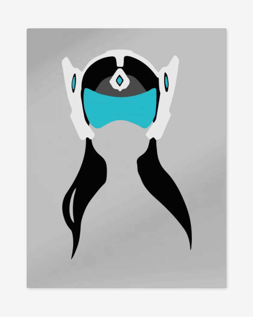 Print metalico Gris Melange de Symmetra