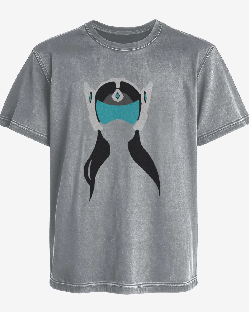Polera desgastada Gris Melange de Symmetra