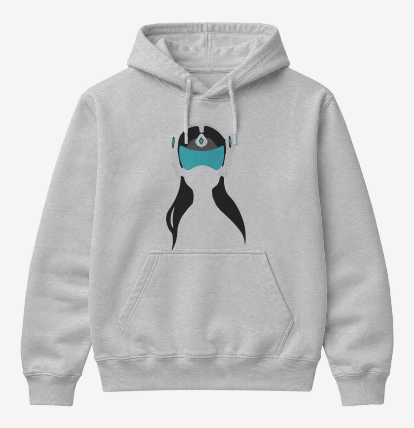 Poleron Canguro básico Gris Melange de Symmetra