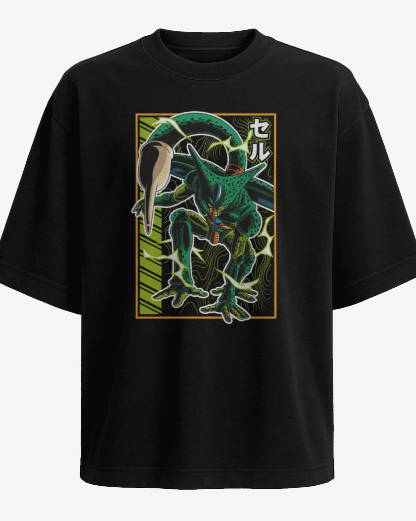 Polera Oversize Negro de Cell