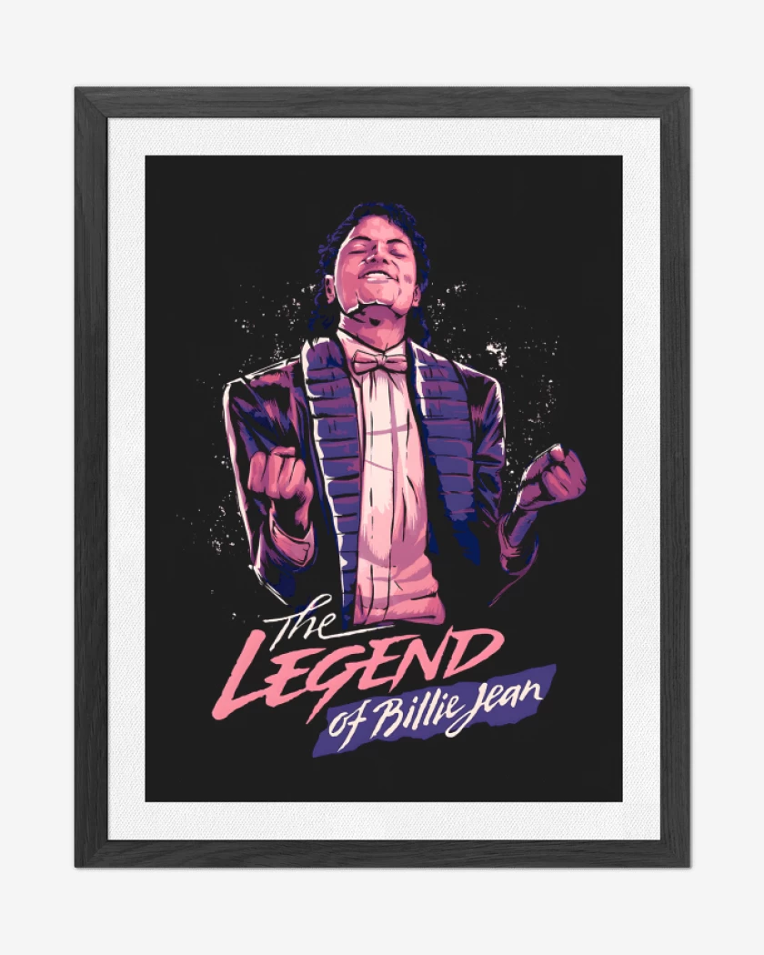 Cuadro decorativo La Leyenda de Billie Jean