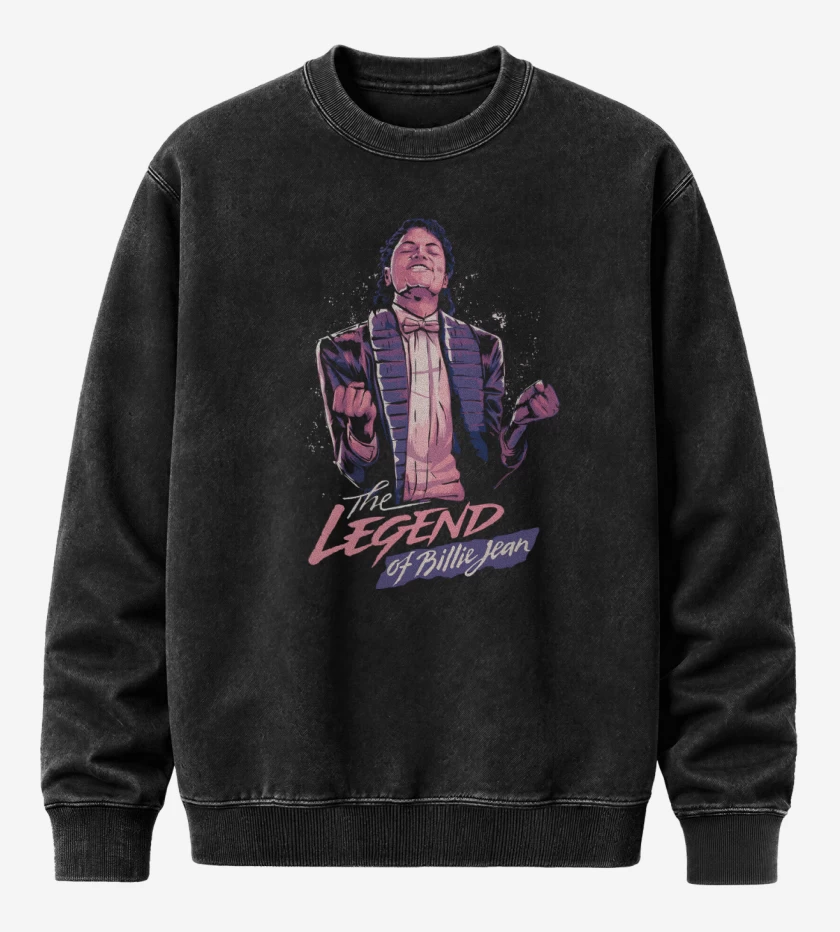 Poleron Polo Acid Wash La Leyenda de Billie Jean