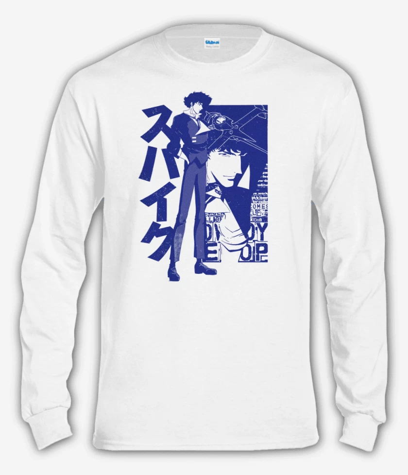 Polera manga larga Blanco de Cowboy Spike