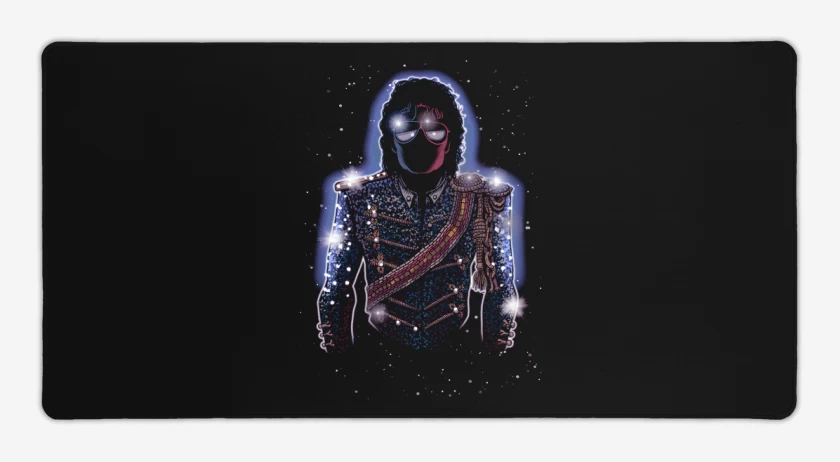 Mouse pad Gamer Negro de Jackson Moonwalk