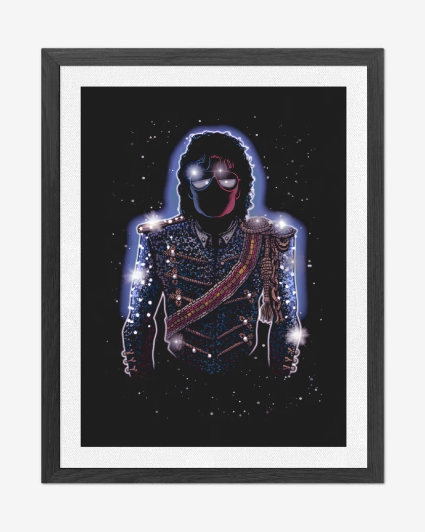 Cuadro decorativo Negro de Jackson Moonwalk