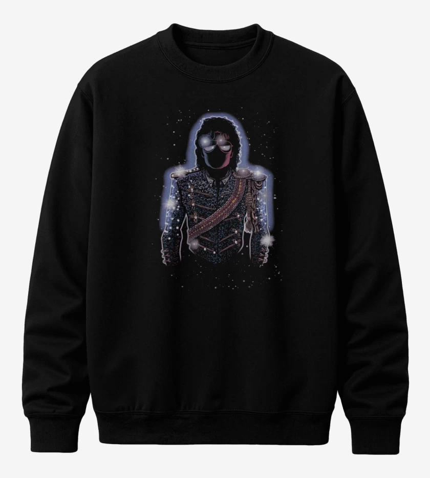 Poleron polo Negro de Jackson Moonwalk