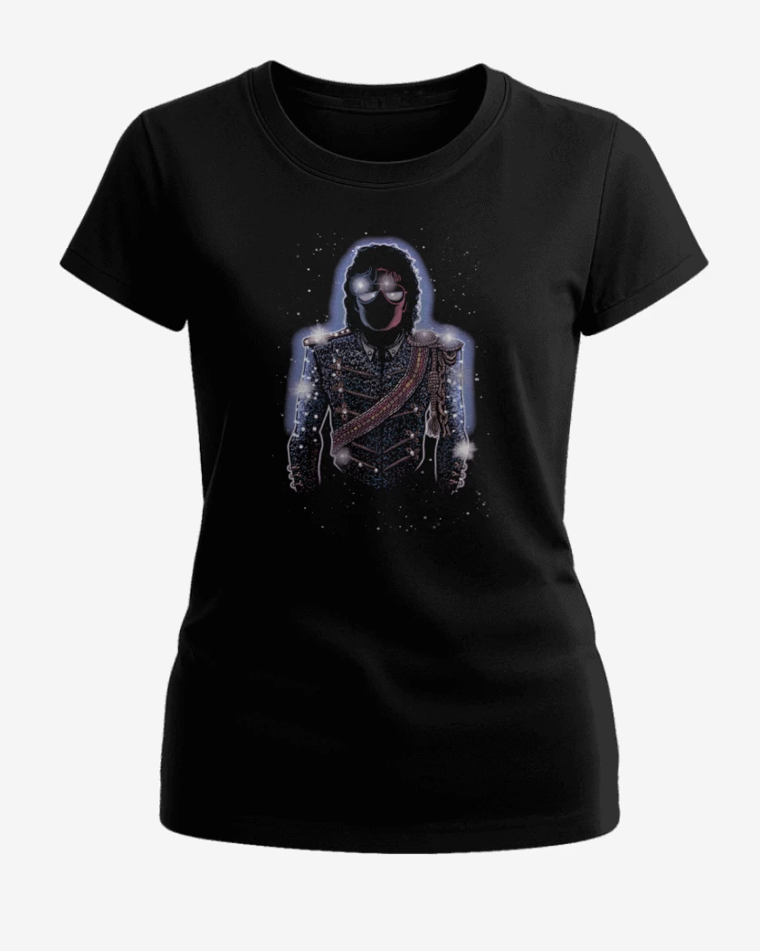 Polera de Mujer Negro de Jackson Moonwalk