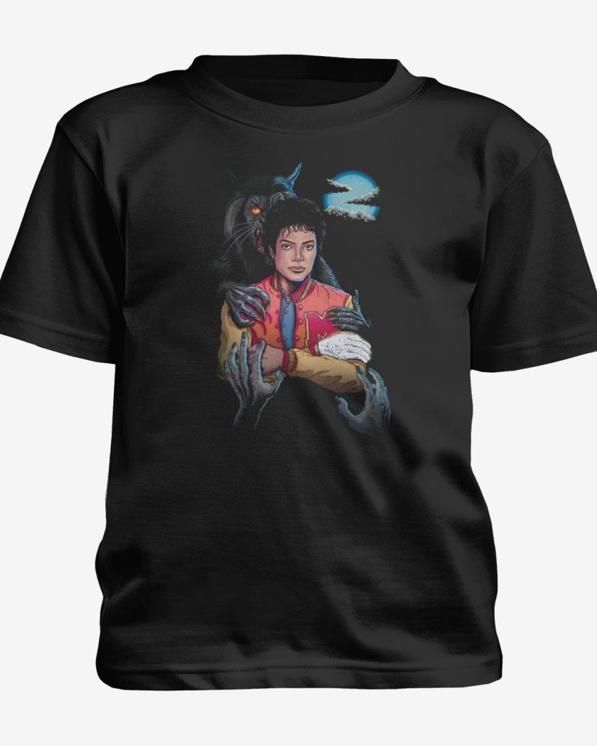 Polera de niño Negro de Jackson Thriller
