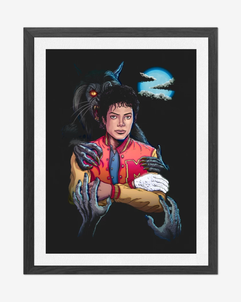 Cuadro decorativo Negro de Jackson Thriller