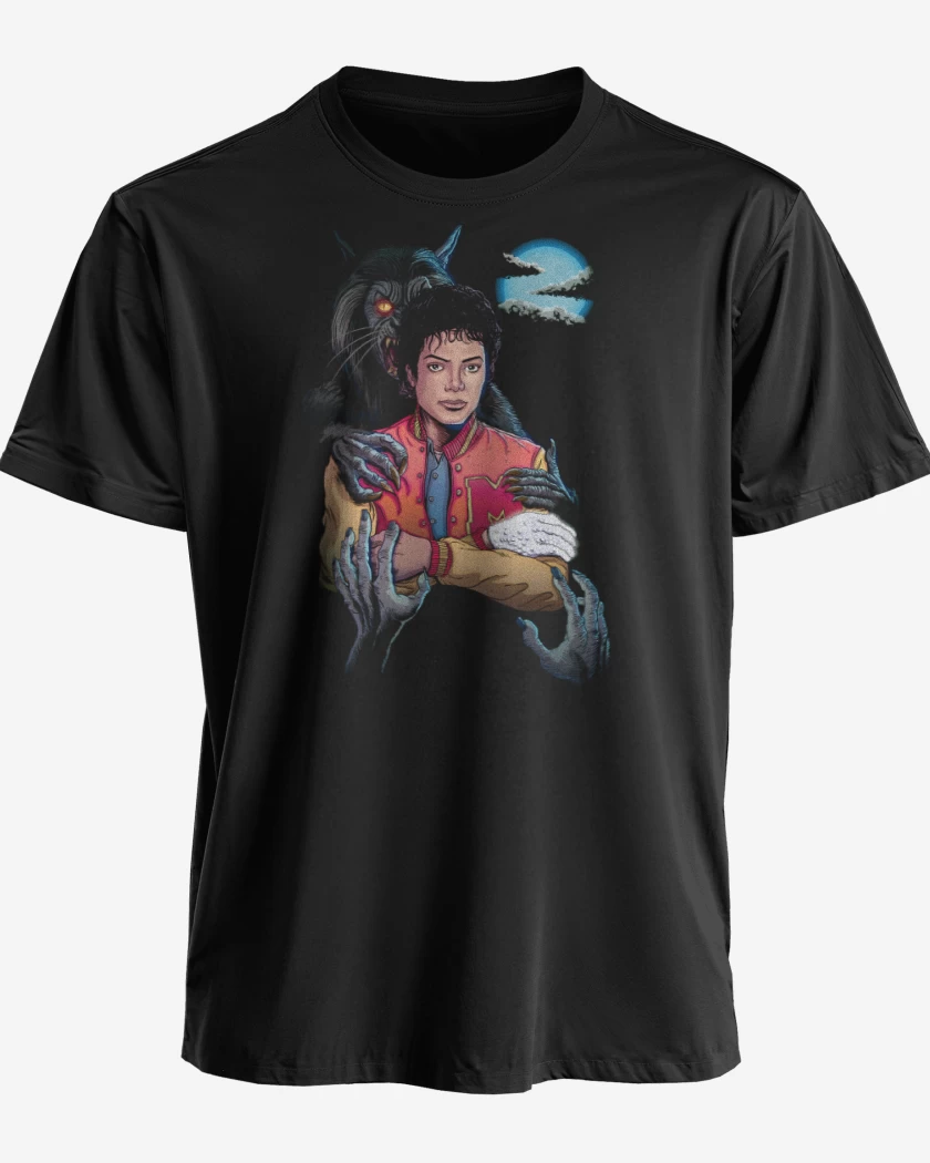Polera premium Negro de Jackson Thriller