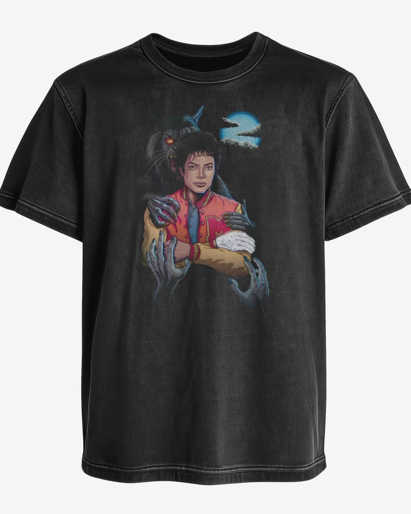 Polera desgastada Jackson Thriller