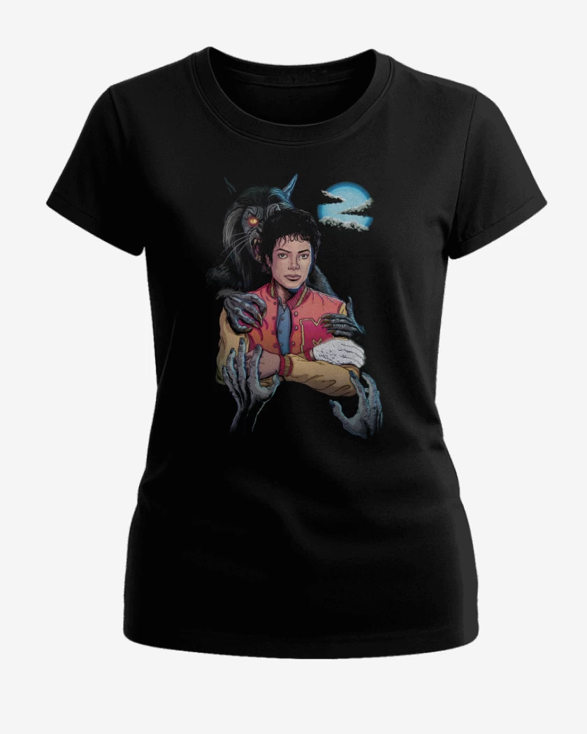 Polera de Mujer Negro de Jackson Thriller