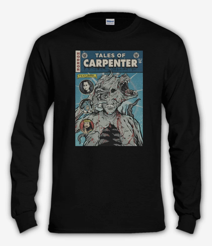Polera manga larga Negro de Cuentos de Carpenter