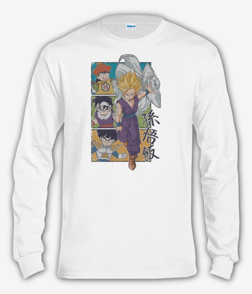 Polera manga larga Son Gohan 