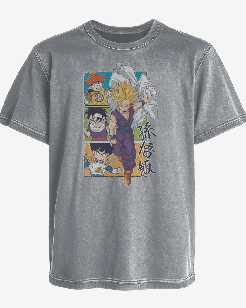 Polera desgastada Son Gohan 