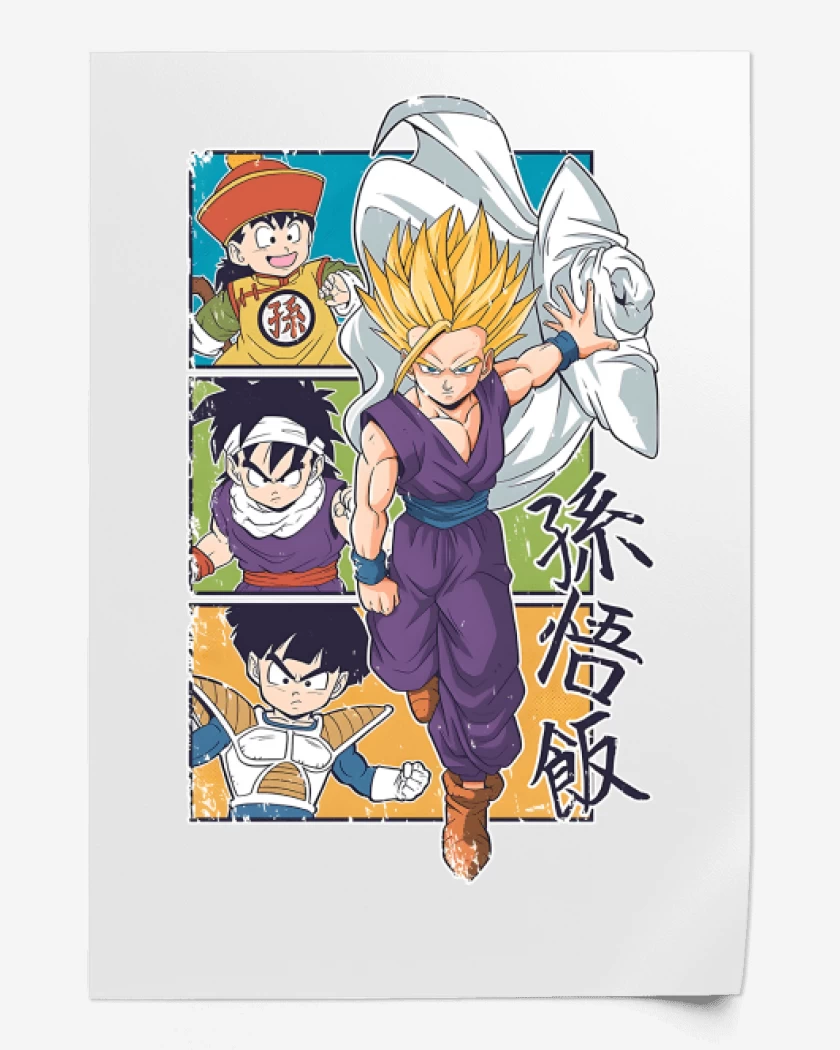 Print Son Gohan 