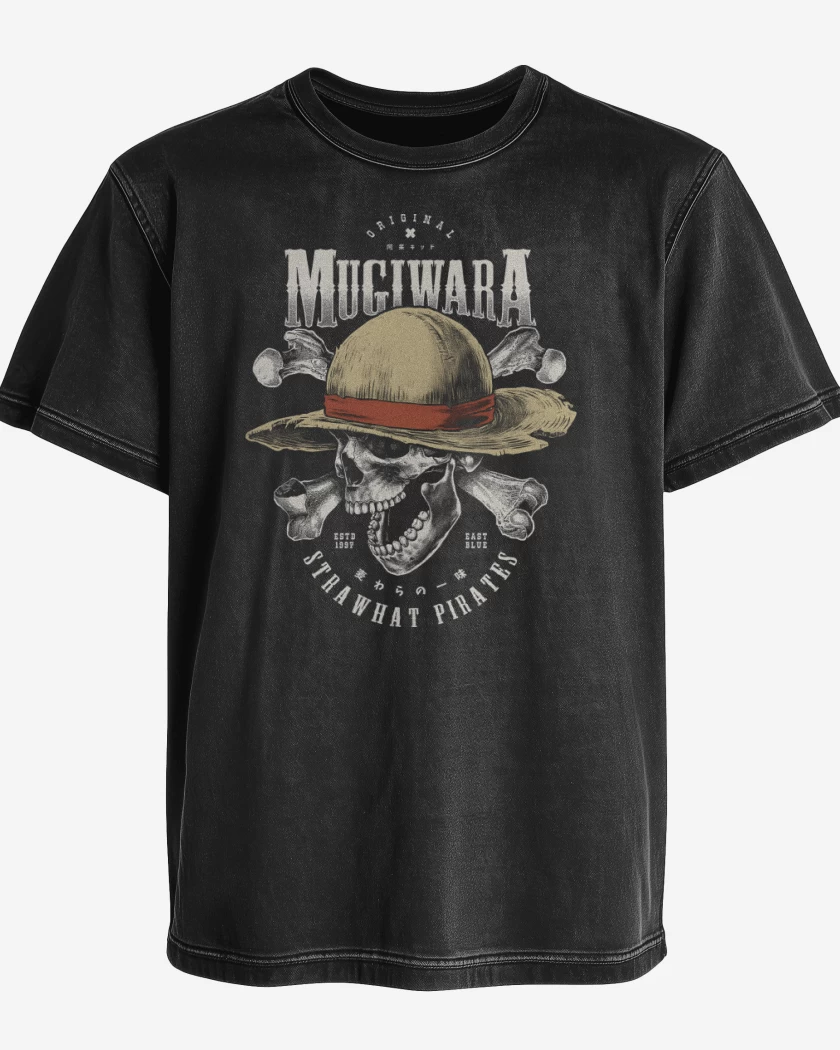 Polera desgastada Mugiwara