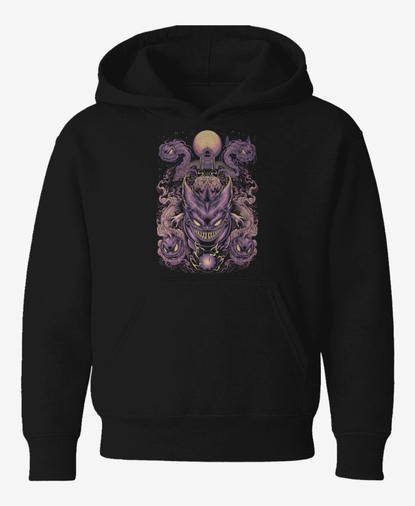 Poleron de niño Negro de Fantasmas Monstruosos
