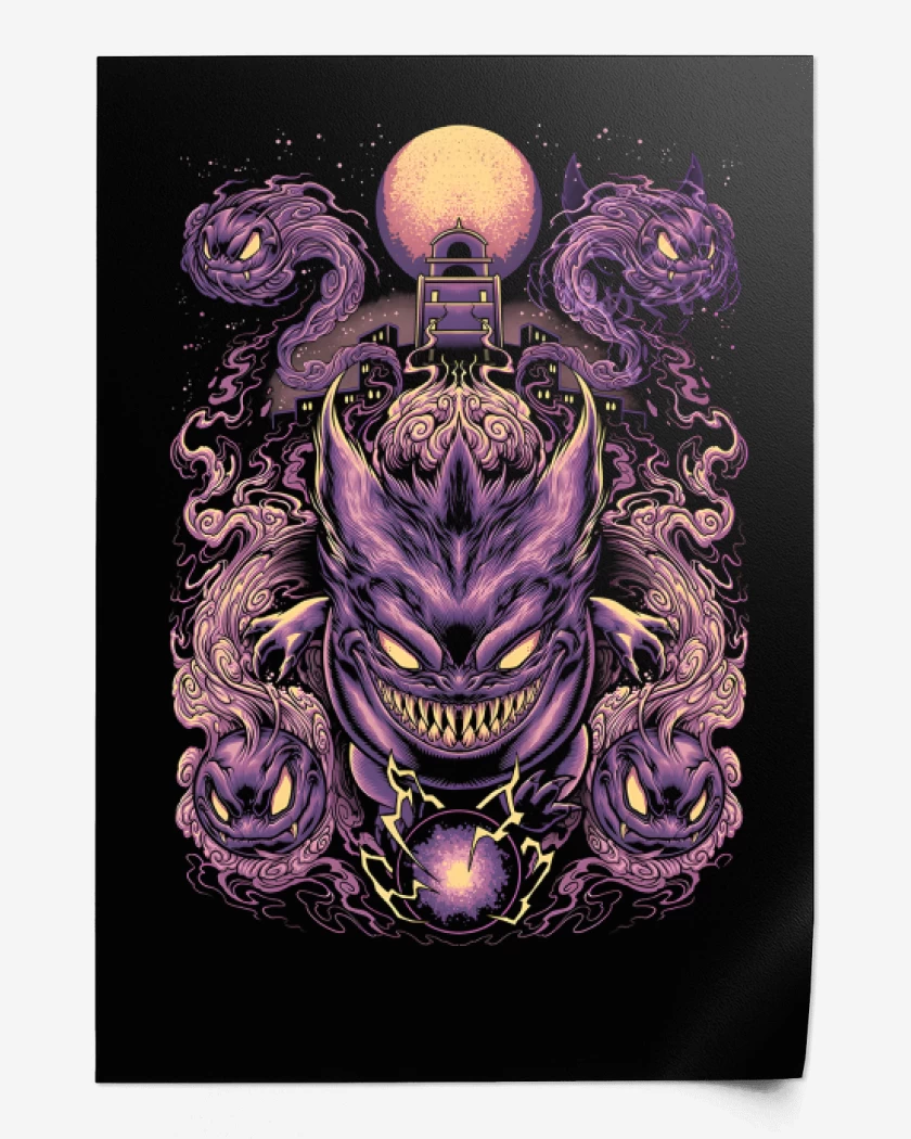 Print Fantasmas Monstruosos