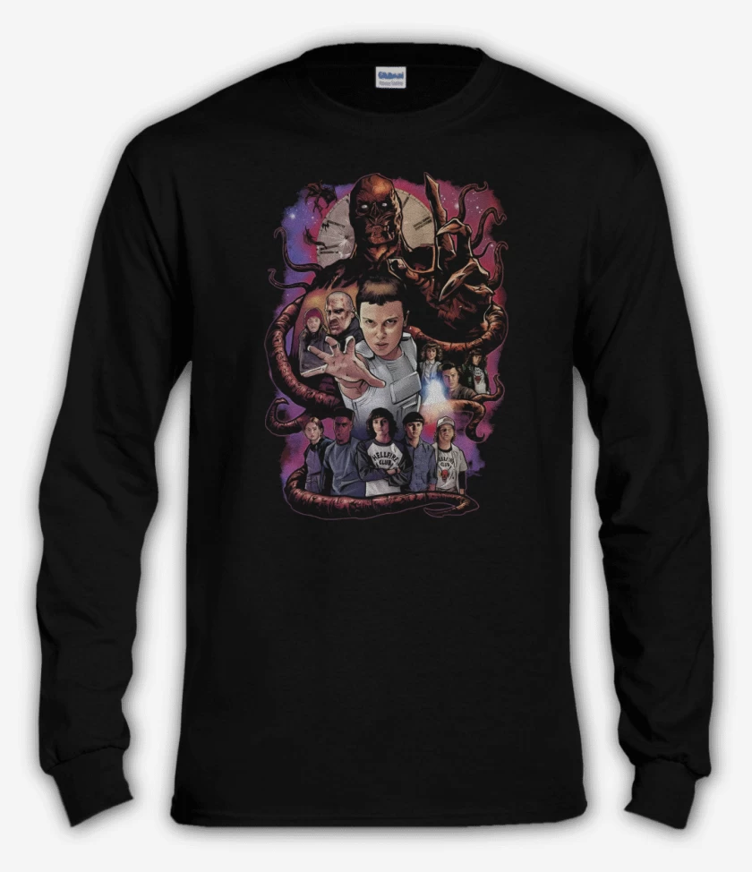 Polera manga larga Hawkins Things