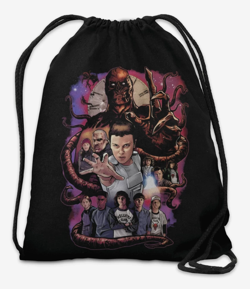 Mochila Negro de Hawkins Things
