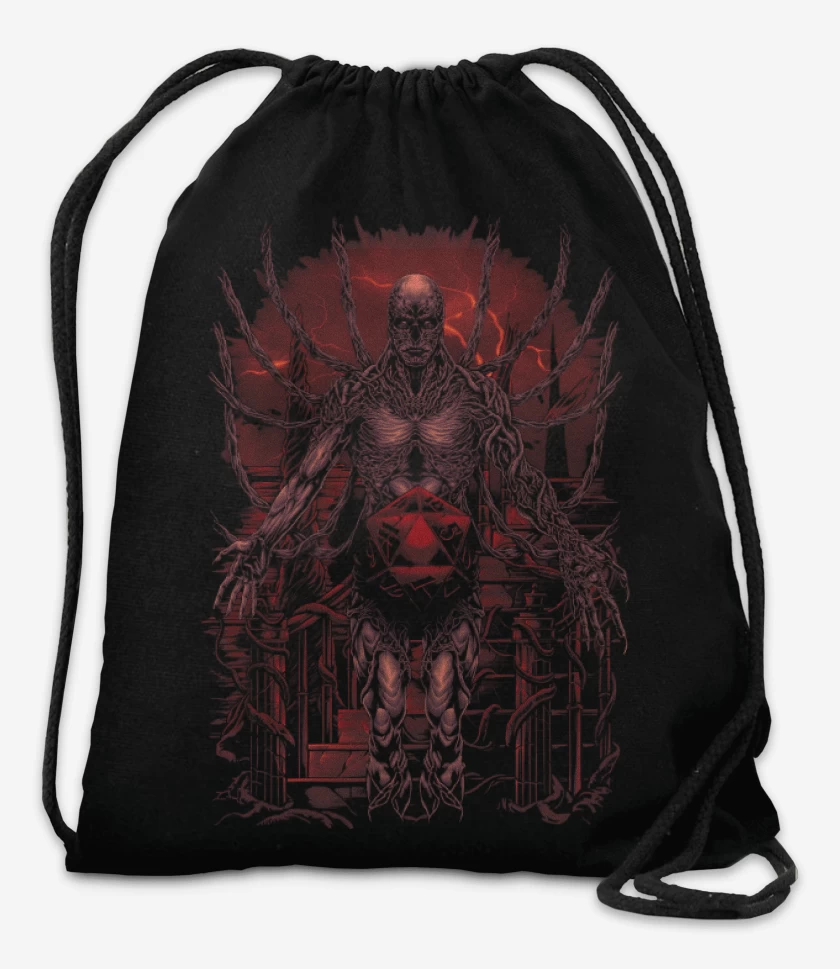 Mochila Negro de La Hora de Vecna 