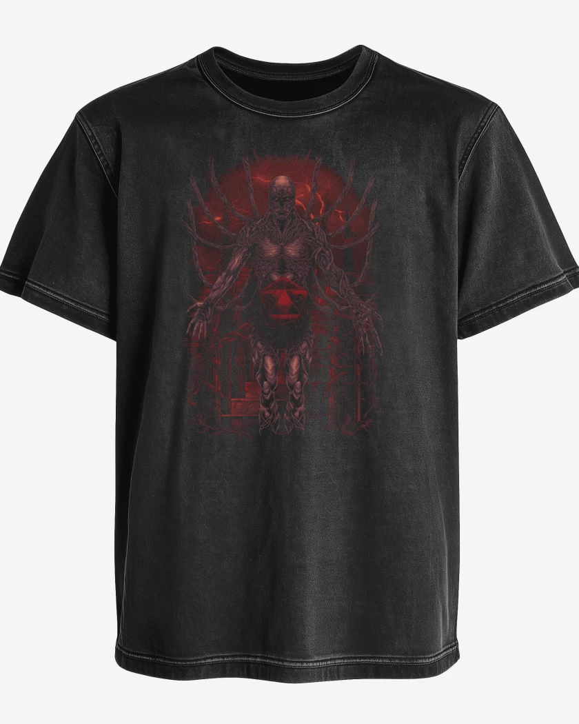 Polera desgastada La Hora de Vecna 