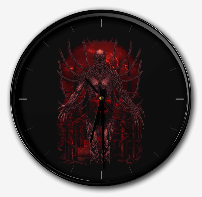 Reloj Negro de La Hora de Vecna 