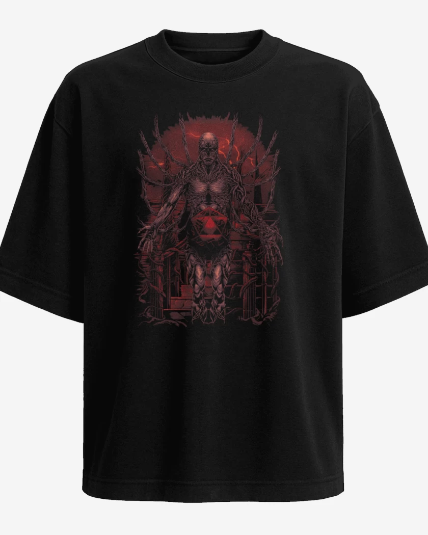 Polera Oversize La Hora de Vecna 