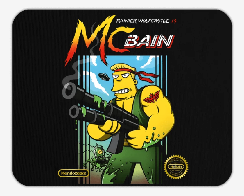 Mousepad Negro de Mc Contra