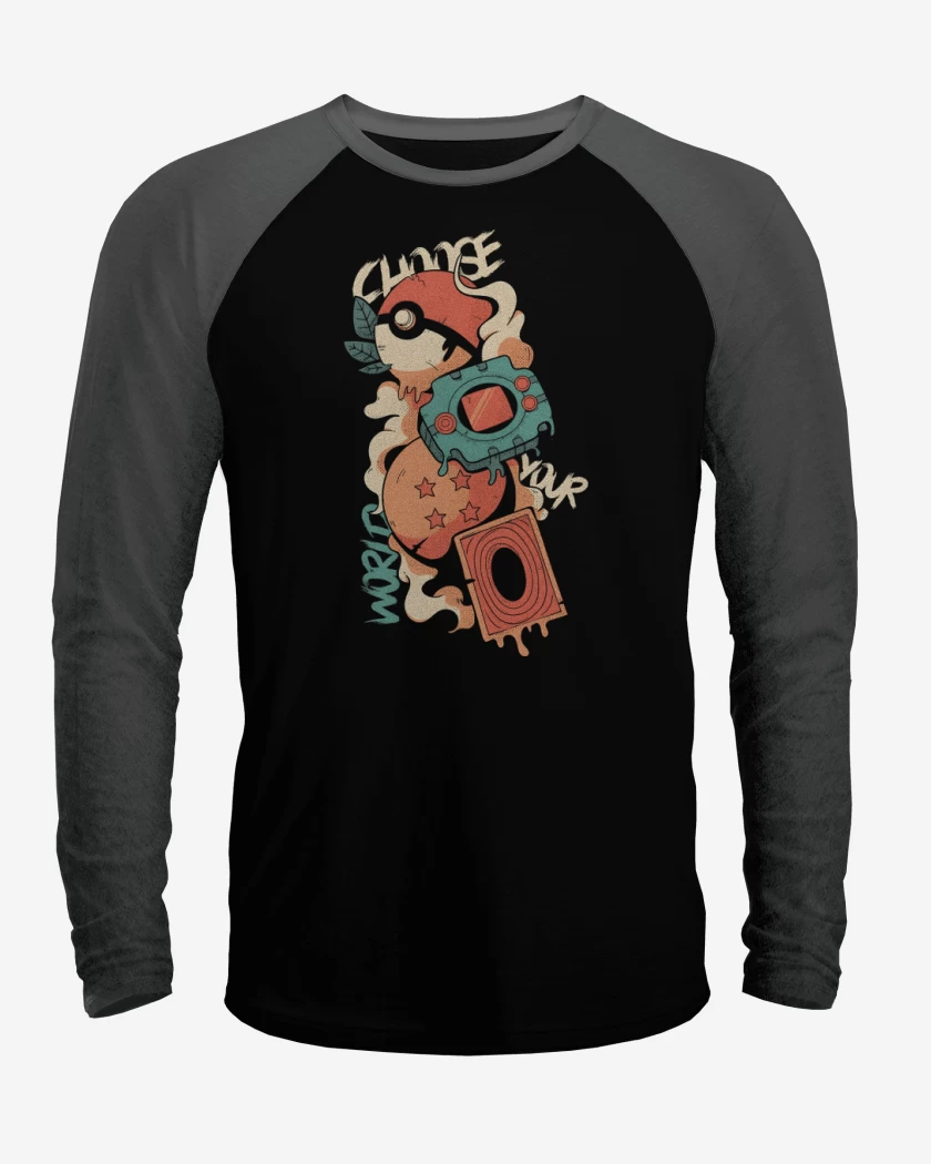 Polera Raglan Animes de Infancia