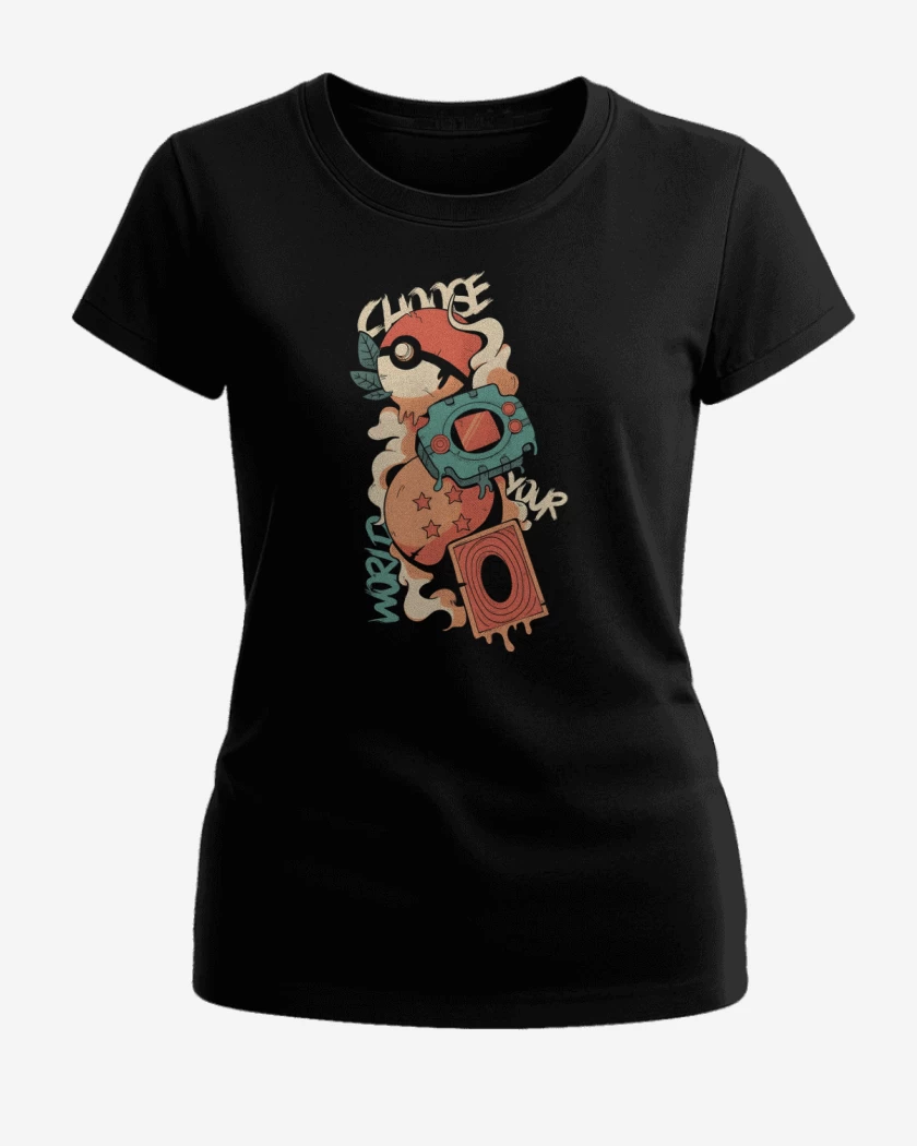 Polera de Mujer Animes de Infancia