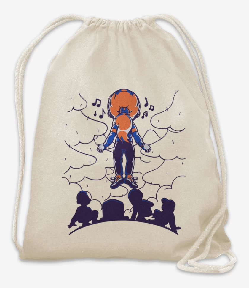 Mochila Blanco de Make a Deal with God