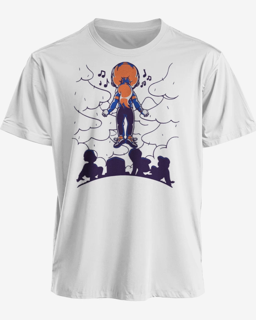 Polera premium Blanco de Make a Deal with God