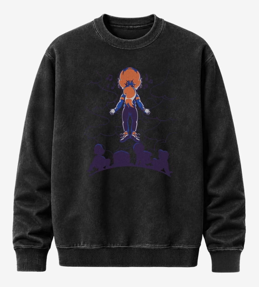 Poleron Polo Acid Wash Negro de Make a Deal with God