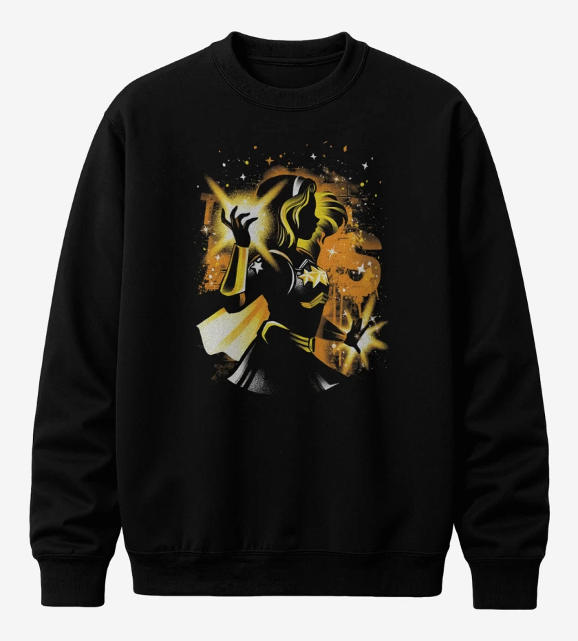 Poleron polo Negro de Luz Estelar