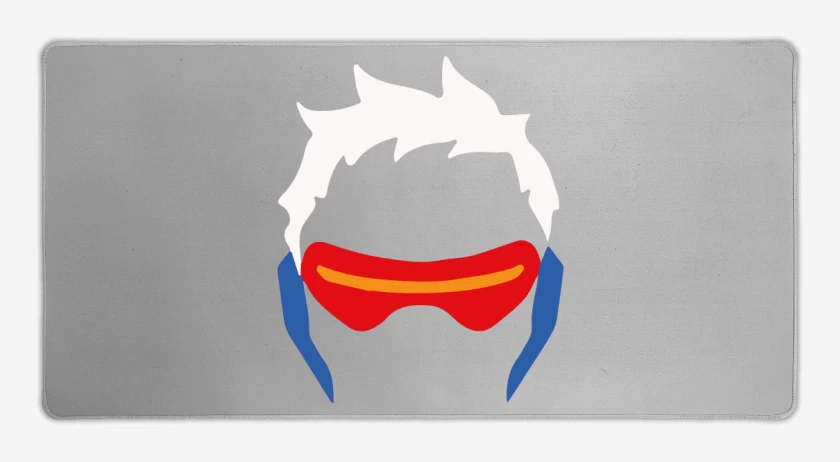 Mouse pad Gamer Gris Melange de Soldier 76