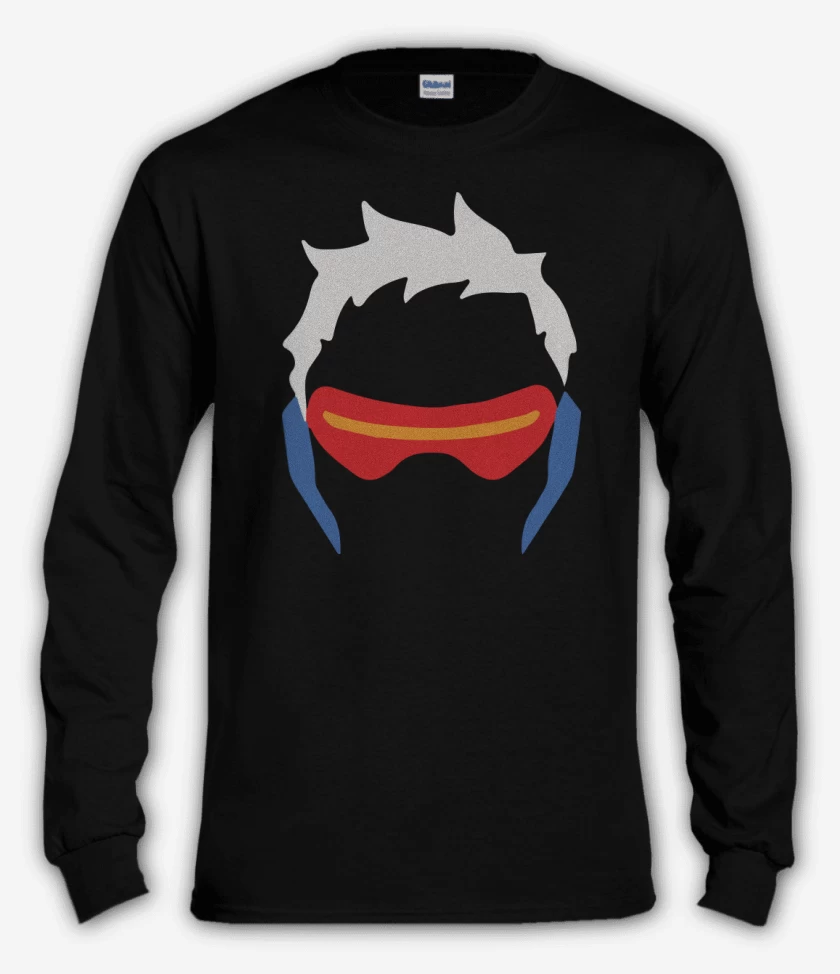 Polera manga larga Negro de Soldier 76