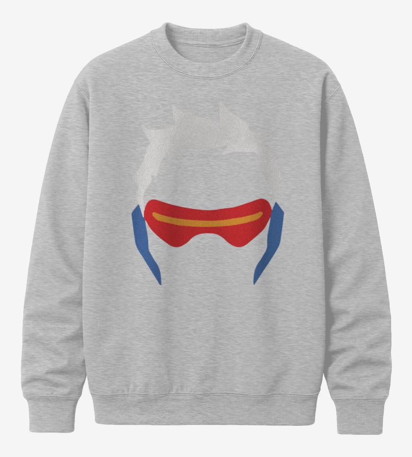 Poleron polo Gris Melange de Soldier 76