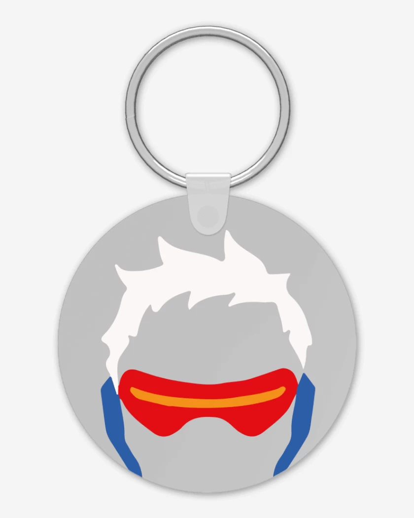 Llavero Gris Melange de Soldier 76