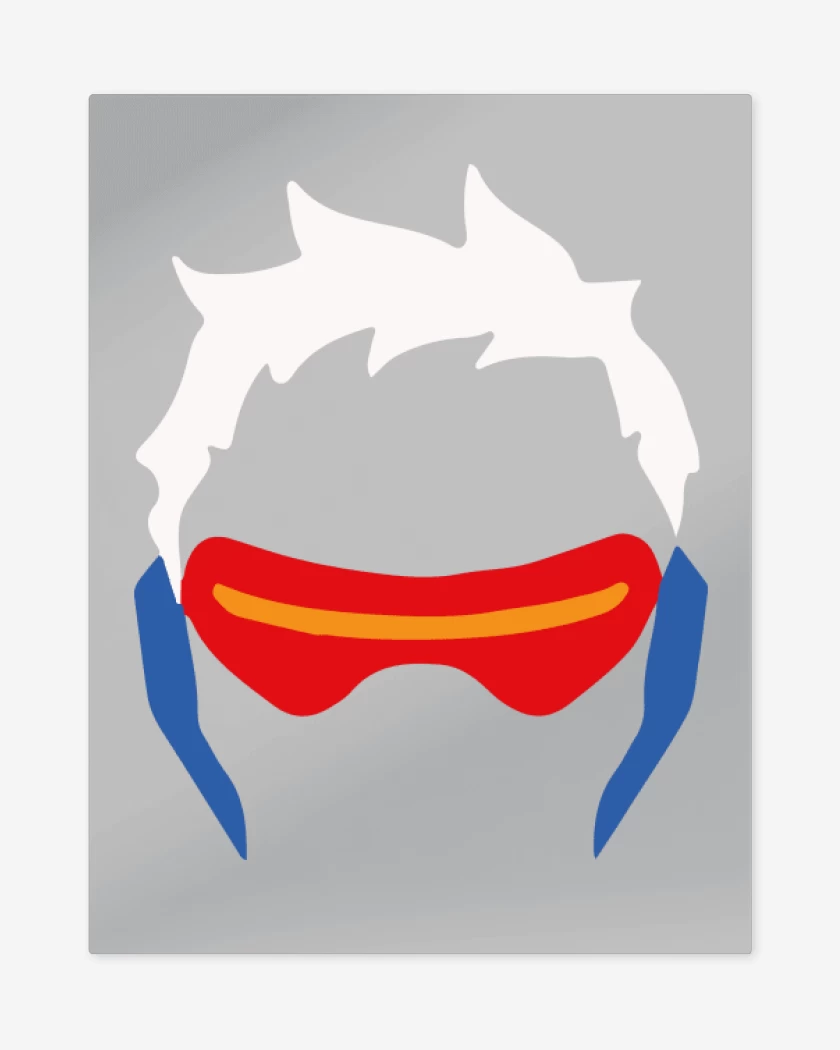 Print metalico Gris Melange de Soldier 76