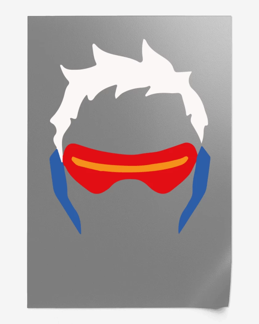 Print Gris Melange de Soldier 76