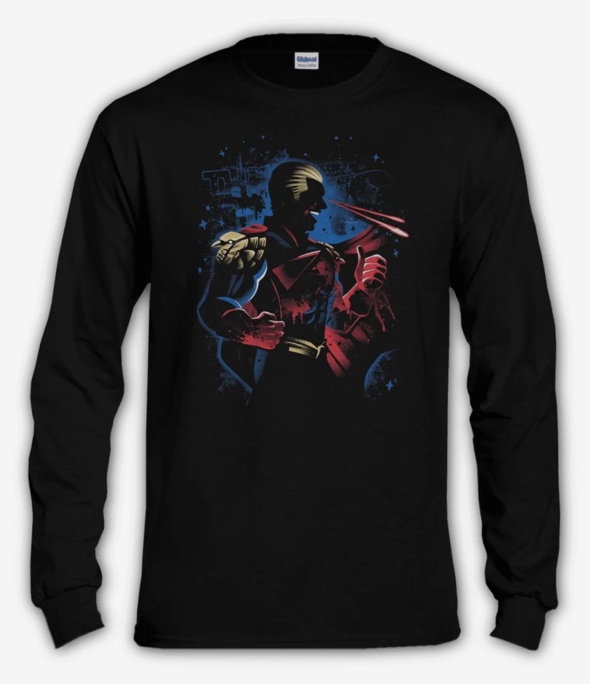 Polera manga larga Negro de El Vengador
