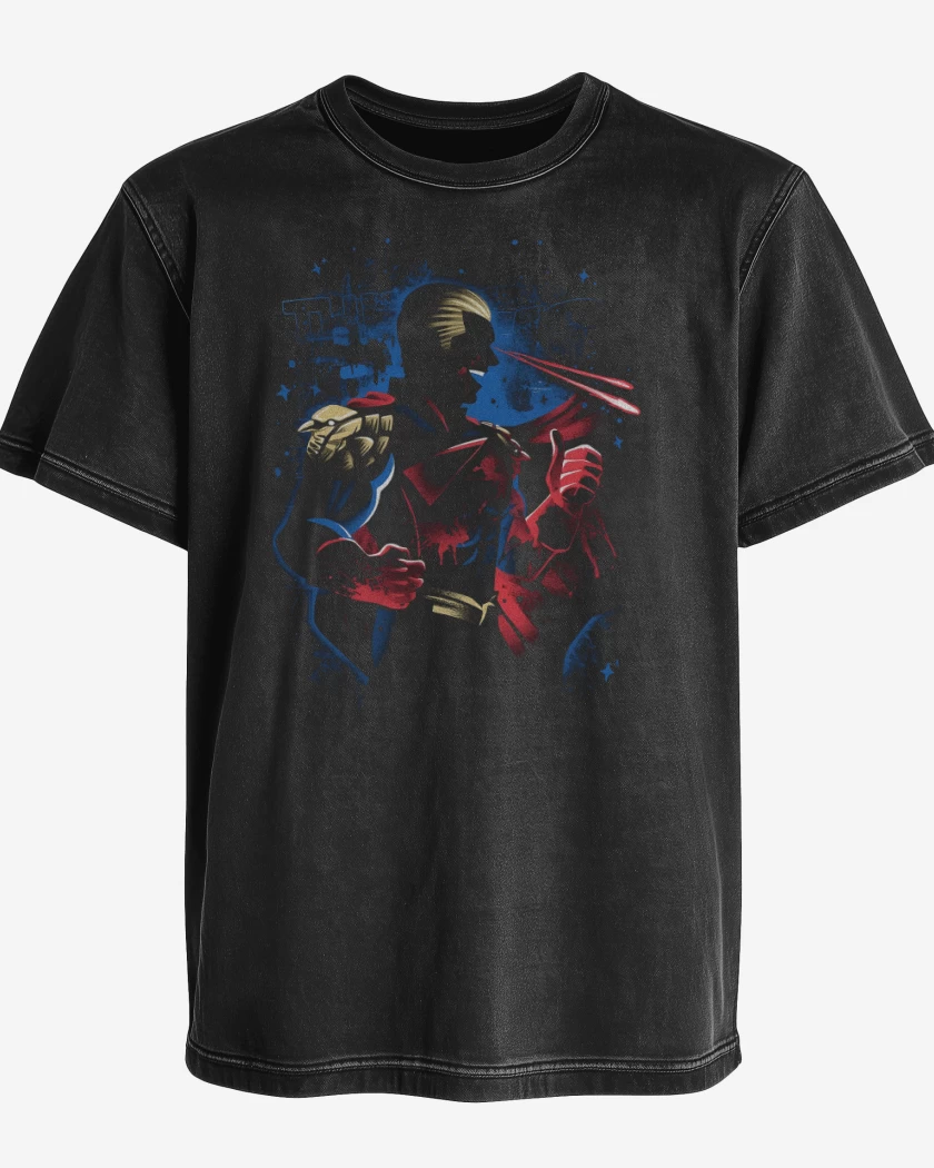 Polera desgastada El Vengador