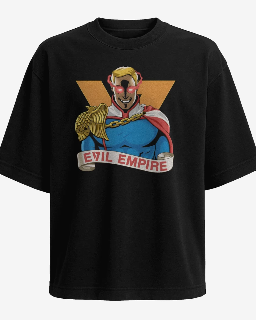 Polera Oversize Negro de V Empire
