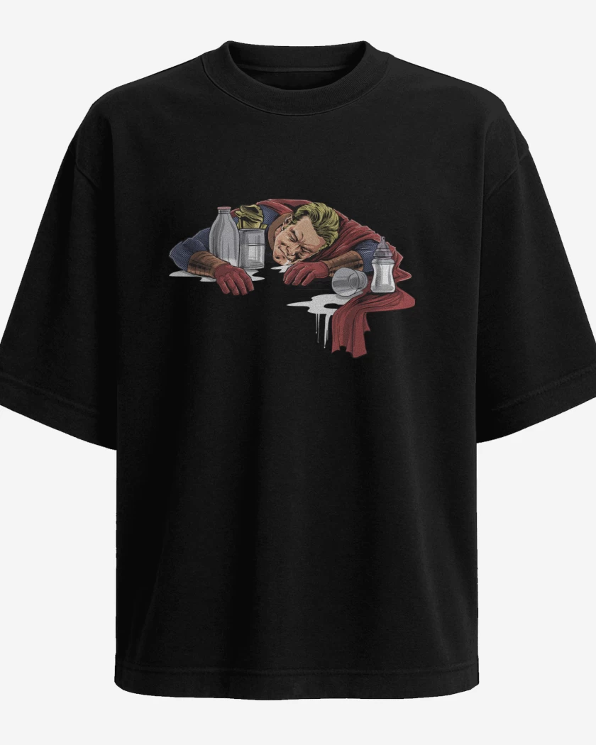 Polera Oversize Negro de El Lechero