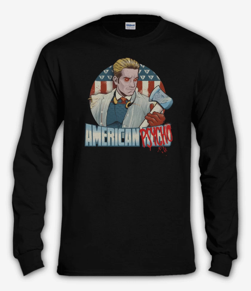 Polera manga larga Negro de Psycholander