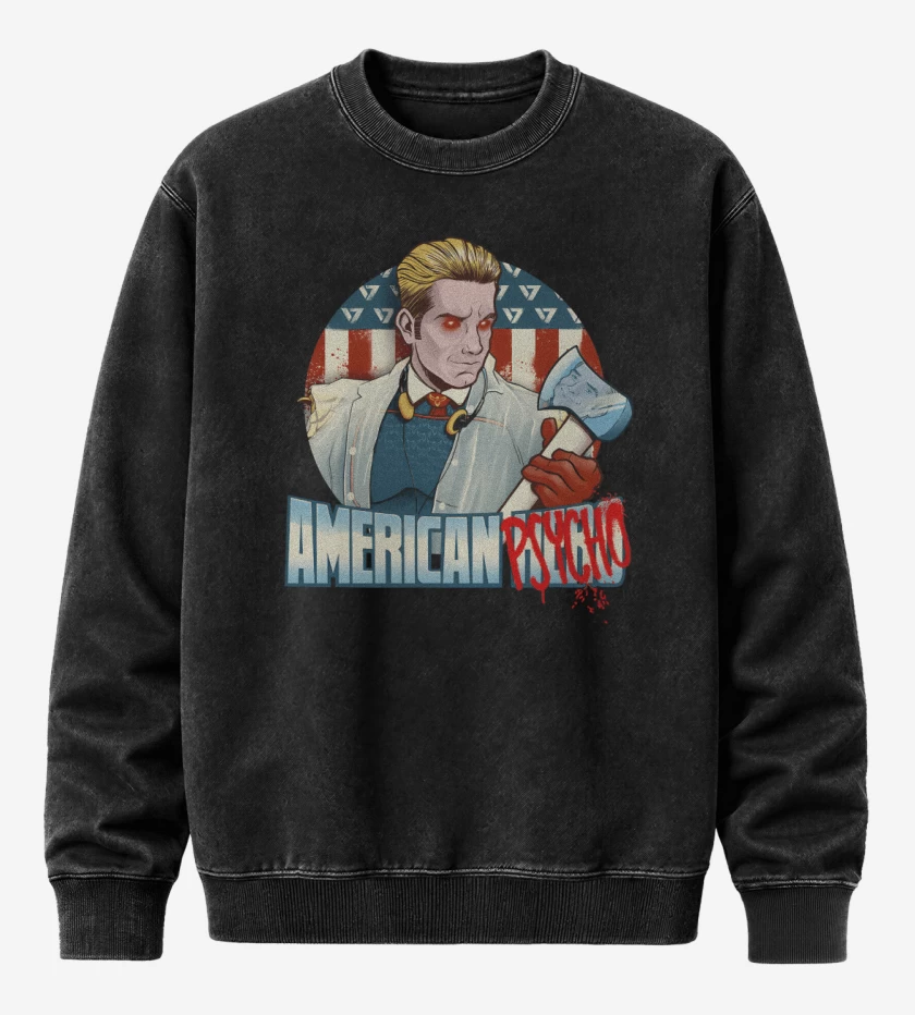 Poleron Polo Acid Wash Negro de Psycholander