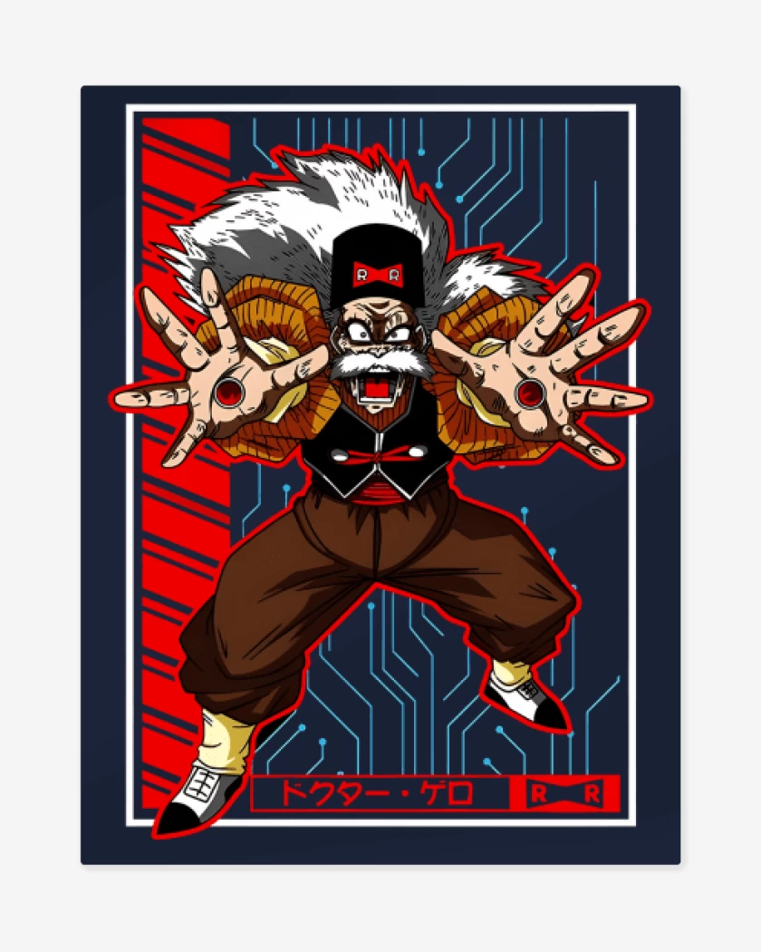 Print metalico Dr Maki Gero