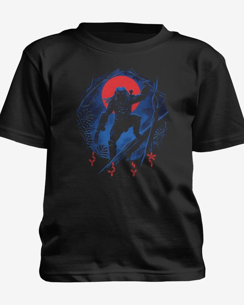 Polera de niño Negro de El demonio de la selva